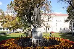 Socha B. Smetany (Prostějov), Smetanovy sady, Prostějov