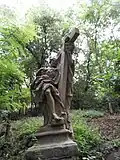 Socha Krista vychodne od klastera Kladruby.JPG