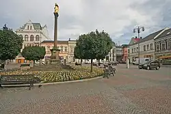 Socha P. Marie (Ústí nad Orlicí), nám. Mírové,.JPG