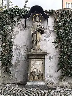 Socha sv. Jana Nepomuka ve Šporkově ulici