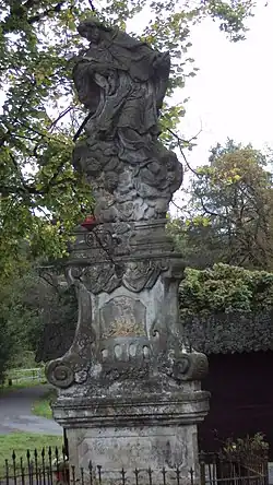 Socha sv. Jana Nepomuckého v Lobendavě