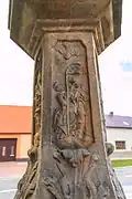 reliéfy ze života svatého Jana Nepomuckého
