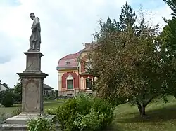 Socha svatého Jana Nepomuckého, Bříství.JPG