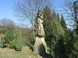 Socha svatého Jana Nepomuckého u Mírova (Q37853405) 01.jpg