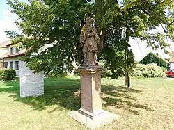 Socha svatého Jana Nepomuckého v Čechticích (Q36854720) 01.jpg