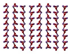 Katenové řetězce arsenitanu