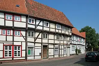 Hrázděné domy v Osthofenstrasse