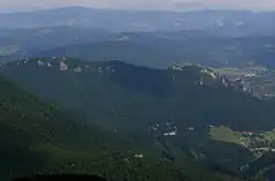 Pohled na horský masív Sokolie