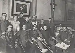 Soldats allemands blessés à Eich