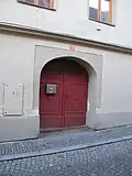Solní - vchod do domu čp. 123