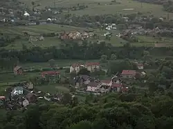 Pohled na obec z hory