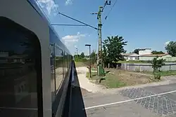 Pohled na zastávku.