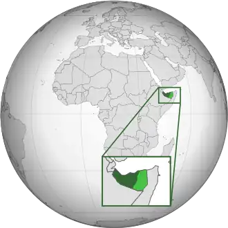 Poloha Somalilandu