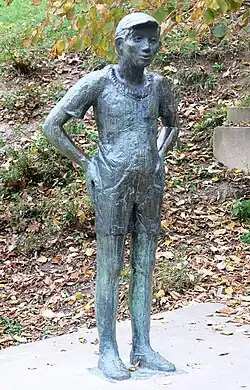 Sousoší Tři v parku Folimanka