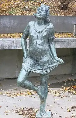 Sousoší Tři v parku Folimanka