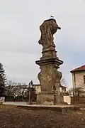 Barokní socha Svatého Josefa v Osicích