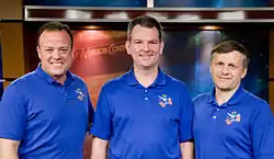 Zleva Garan, Samokuťajev, Borisenko