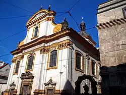 Farní chrám Nejsvětější Trojice ve Spálené ulici v Praze