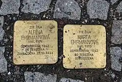 Stolpersteiny pro Ehrmannovi