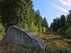 Průsek směrem k vrcholu Spáleného