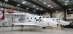 VSS Enterprise, první SpaceShipTwo, v podvěsu WhiteKnightTwo