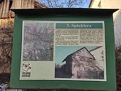 Informační panel na místě