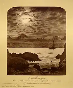 Wilhelm J. Burger, Špicberky, fotografie, 1872