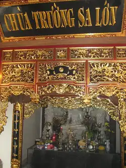 Buddhistická pagoda ve městě Trường Sa