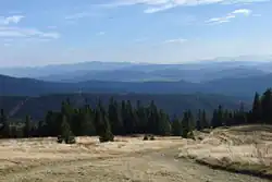 pohled na Západní Tatry z polských Beskyd