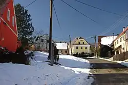 Domy na návsi v Srdově