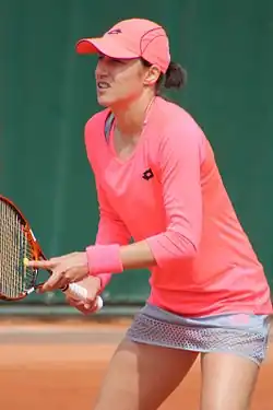 Katarina Srebotniková na French Open 2015