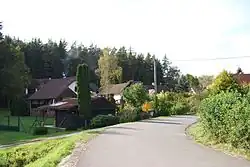 Pohled na část vesnice