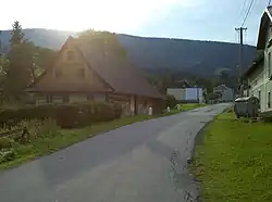 Stříbrnice - hlavní ulice