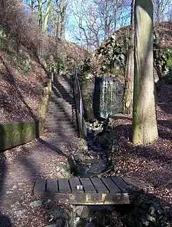 Stříbrnický vodopád v Bertině údolí