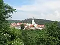 Panorama centra města z Plzeňské ulice