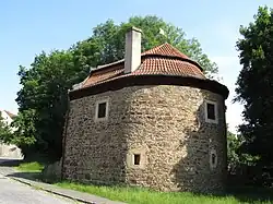 Husitská bašta v Plzeňské ulici