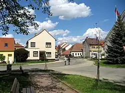 Střelice, centrum obce