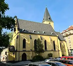 Kostel svatého Klimenta na Novém Městě v Praze, pohled od severu