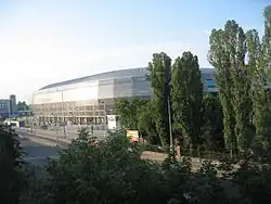 Groupama Arena během července 2014