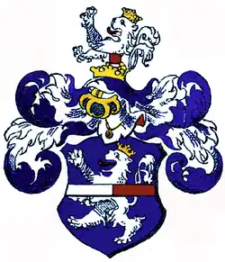 Erb rodu Wallisů z Karighmainu