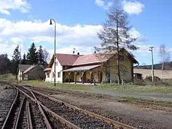 Nádražní budova v Panském