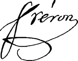 Louis Marie Stanislas Fréron – podpis