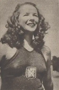 Bubníková v roce 1949