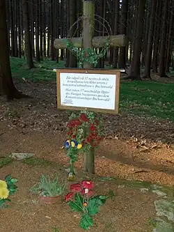 Stará Knížecí Huť – hrob obětí pochodu smrti