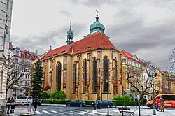 Závěr kostela svatého Ducha v Praze na Starém Městě