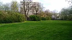 Pozemek, kde býval hřbitov