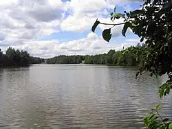 Starý rybník od hráze