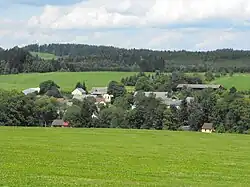 Staré Sedlo, pohled z vrchu Kázek