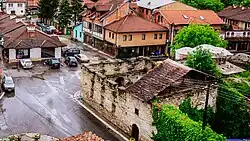 Pohled na dochovanou část stavby