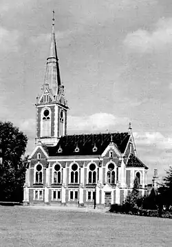 Kostel Spasitele na historickém snímku